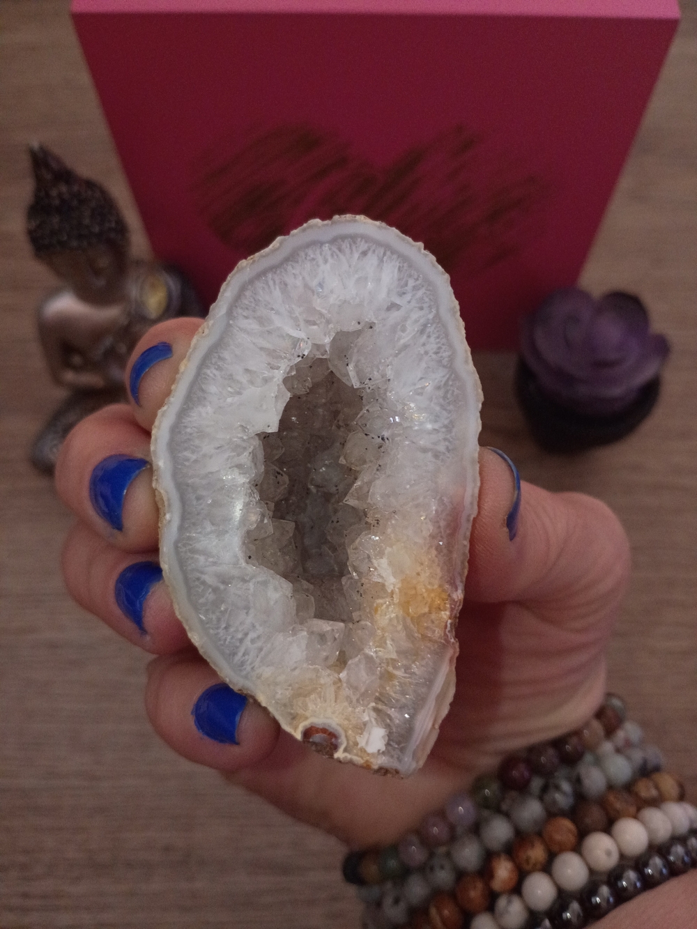 Natural Agate Geode From Brazil